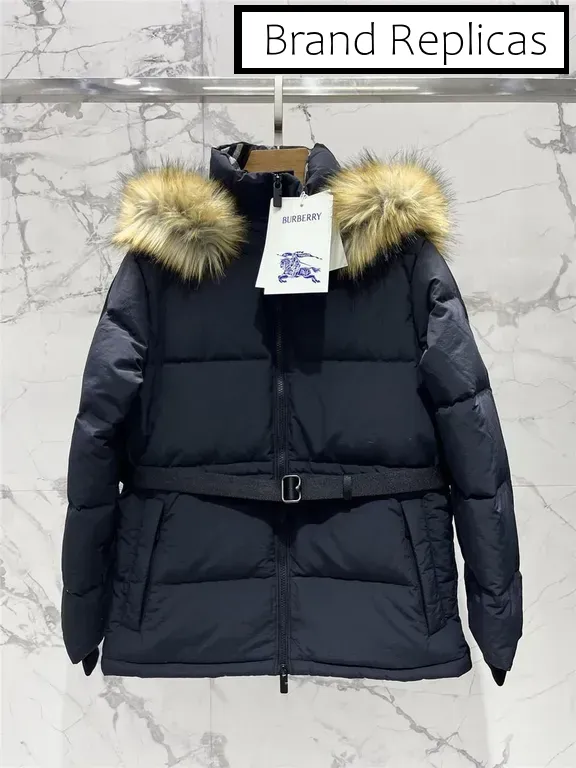 Burberry Hooded Cropped Puffer Jacket